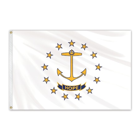 Rhode Island Outdoor Nylon Flag 4'x6'